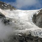 Herbst in den Alpen - Blauer Himmel, Schnee und Felsen...