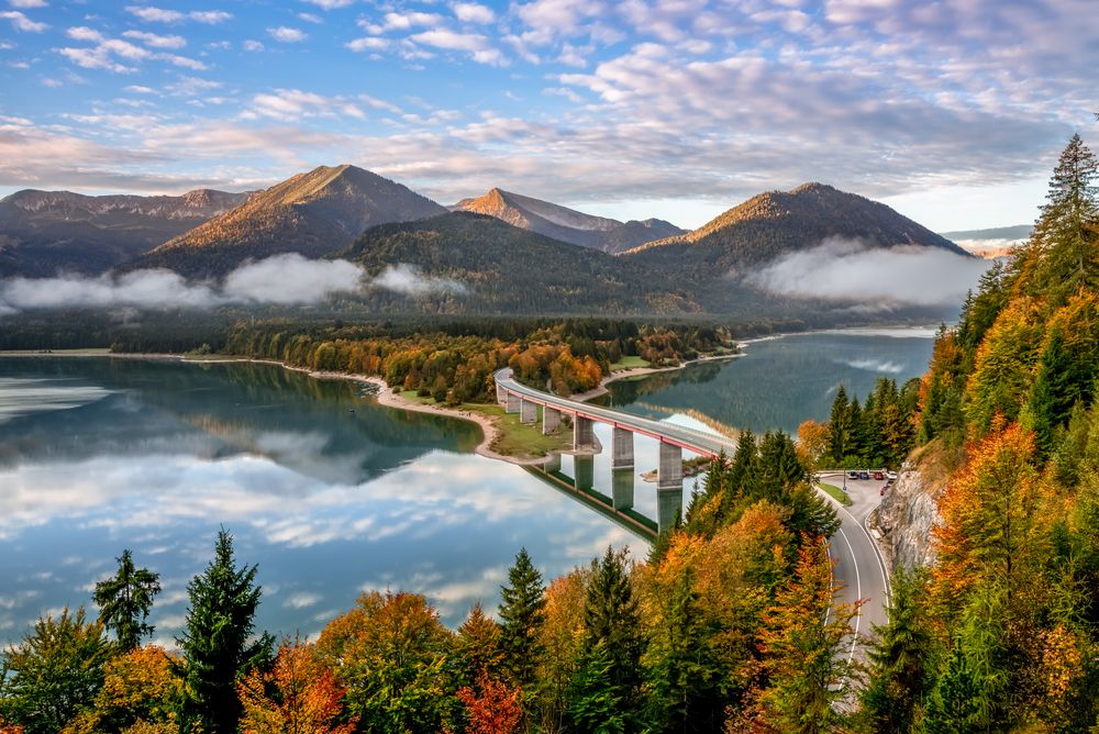 Herbst in den bayerischen Alpen