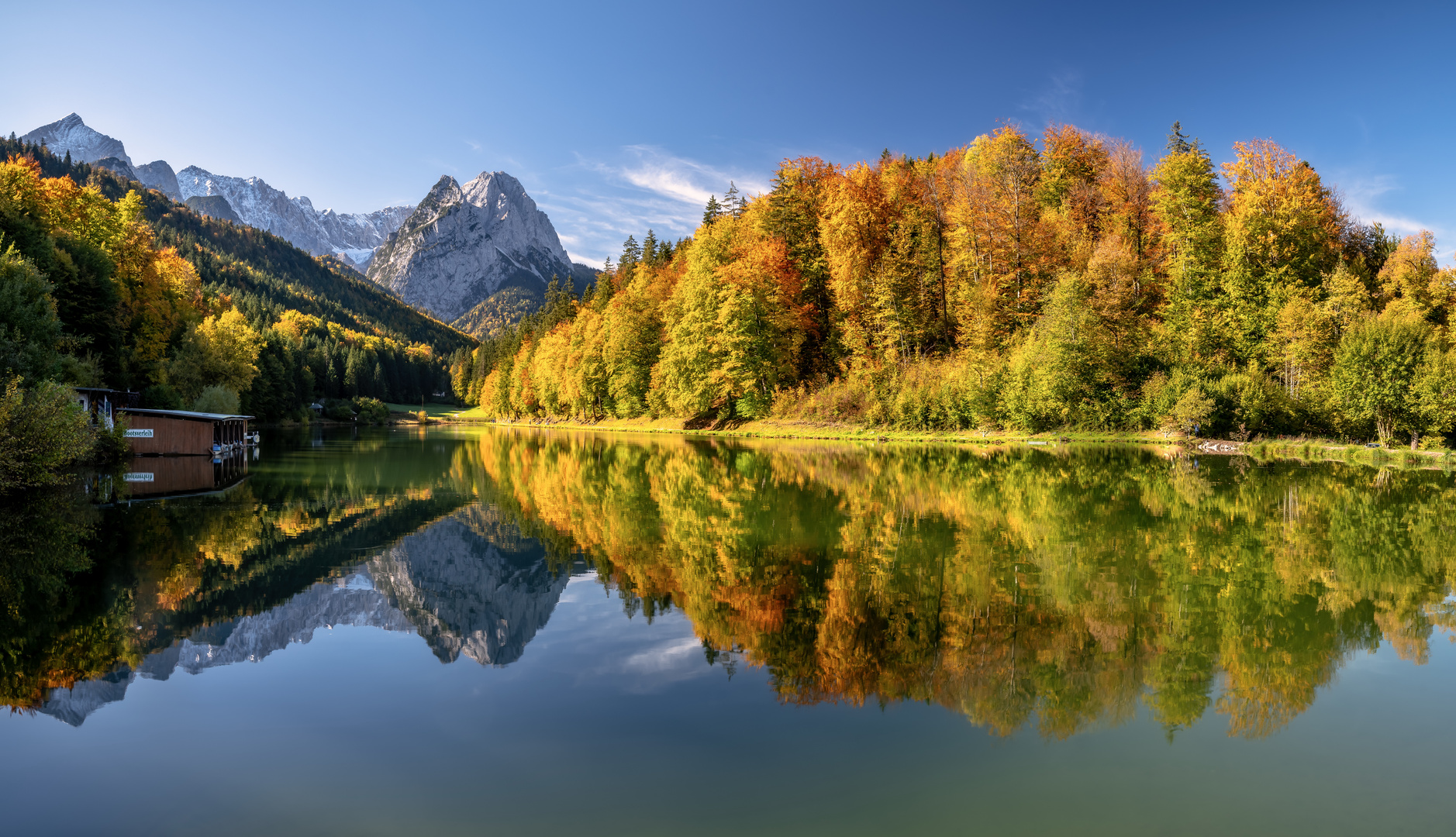 Herbst in den bayerischen Alpen