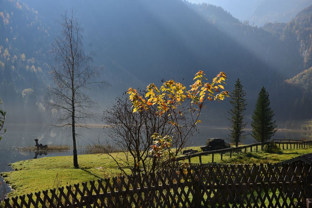 Herbst in den Bergen.