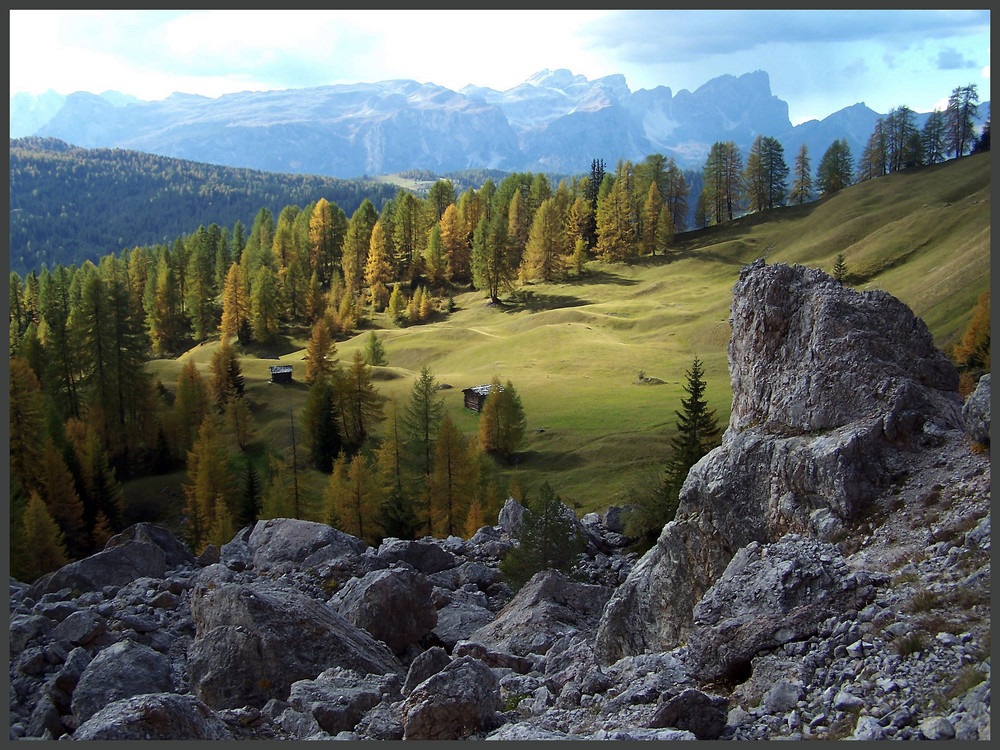 Herbst in den Dolomiten