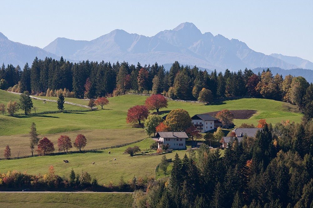 Herbst in den Dolomiten bei Meran