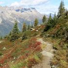 Herbst in den französischen Alpen bei Chamonix