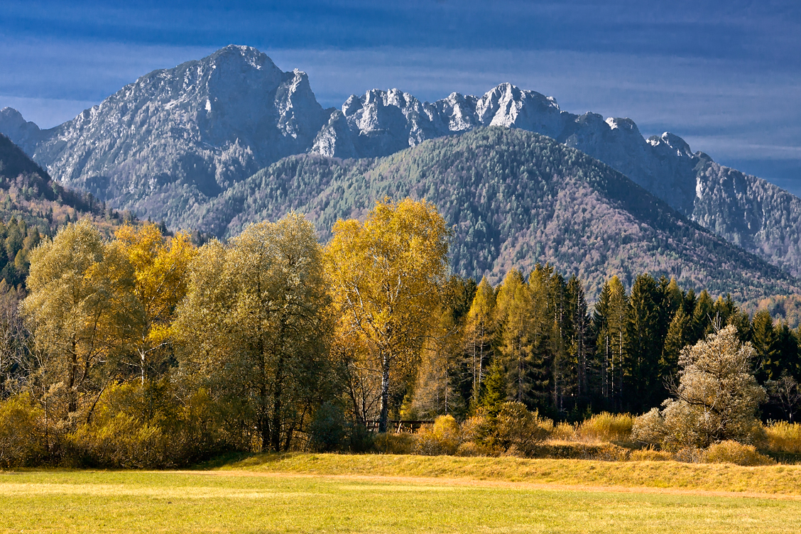 Herbst in den Julischen Alpen