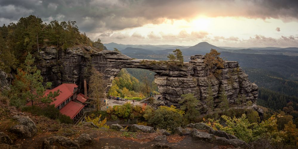 Herbst in der böhmischen Schweiz