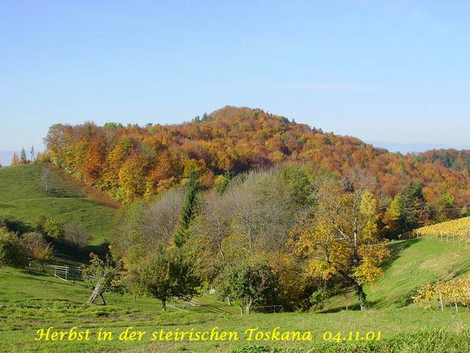 Herbst in der steirischen Toskana