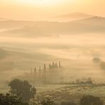 Herbst in der Toscana. Foto der Stunde