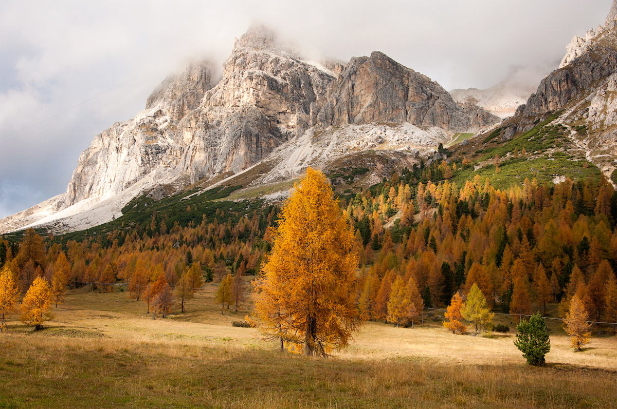 Herbst in Dolomiten