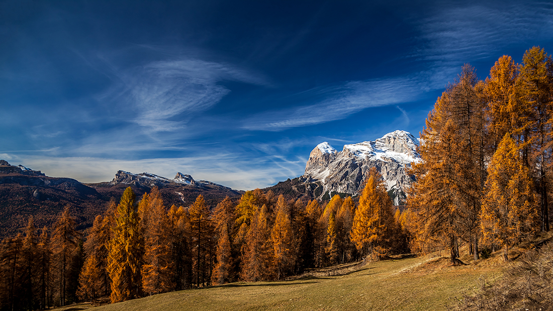 Herbst in Dolomiten