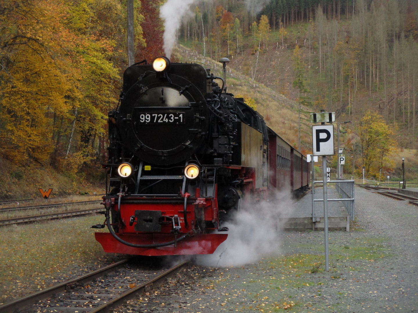 Herbst in Eisfelder Talmühle.