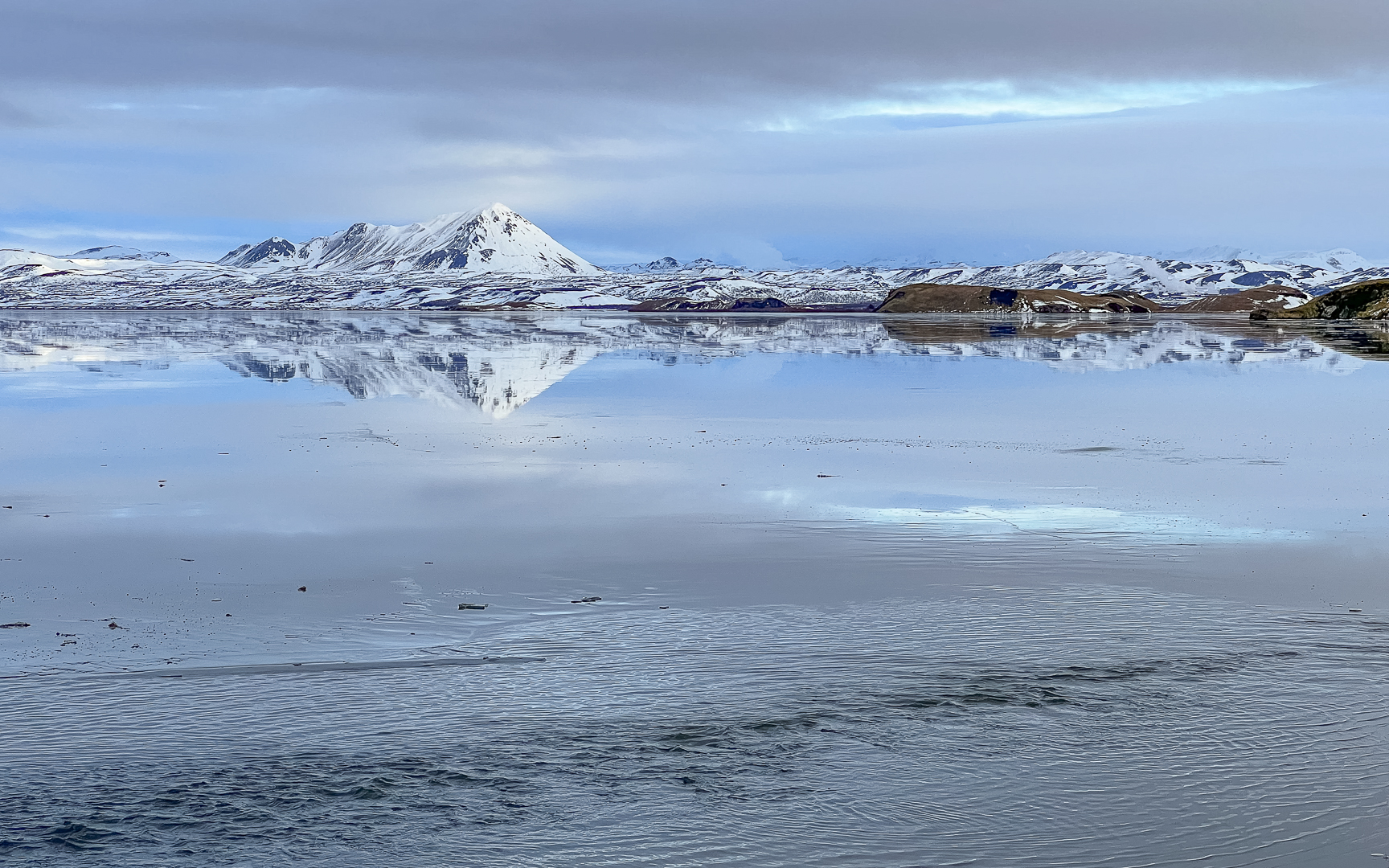 Herbst in Island am Myvatn - 2