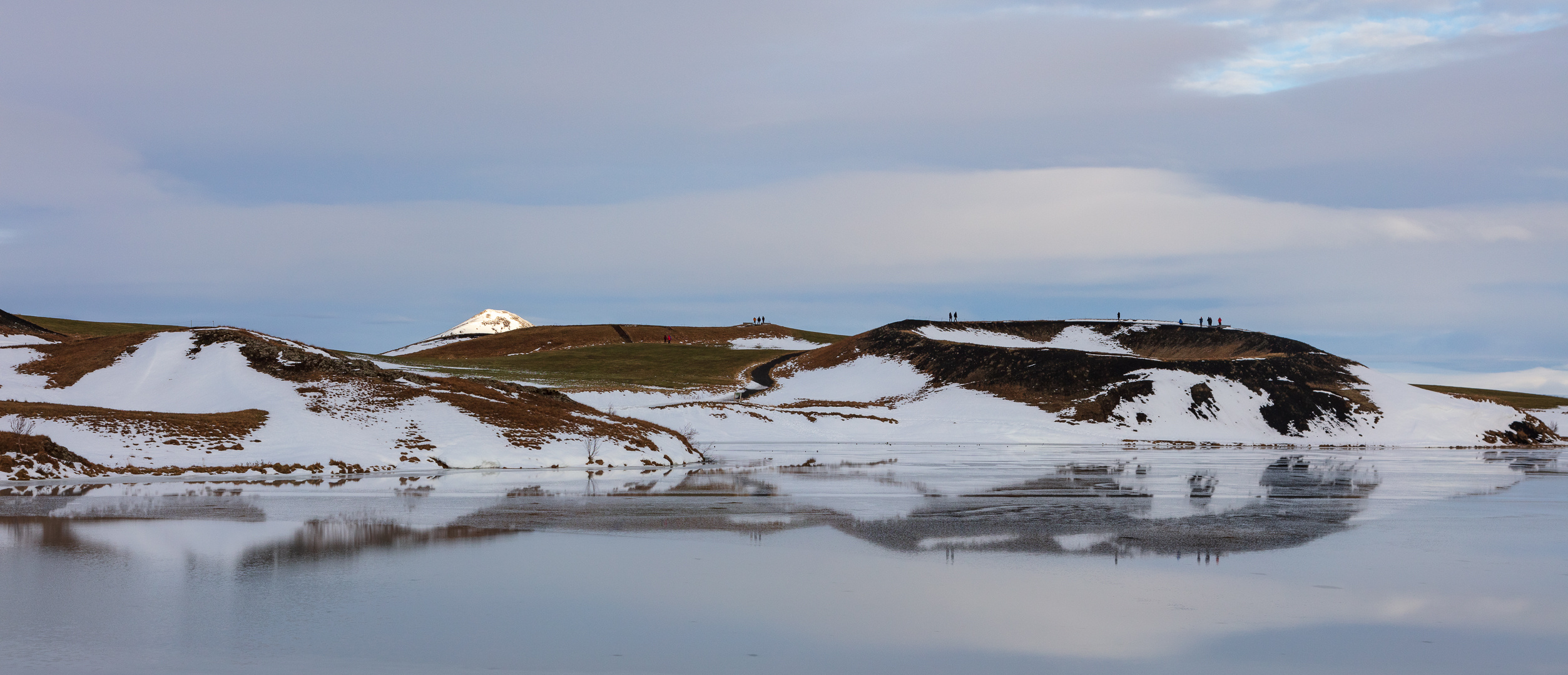 Herbst in Island am Myvatn