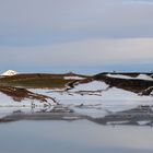 Herbst in Island am Myvatn