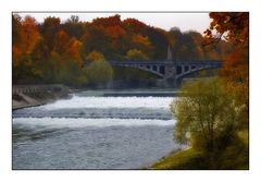 Herbst in München (Isar)