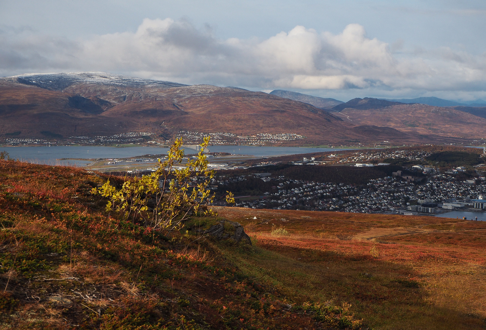 Herbst in Norwegen... Blick auf Tromsø 