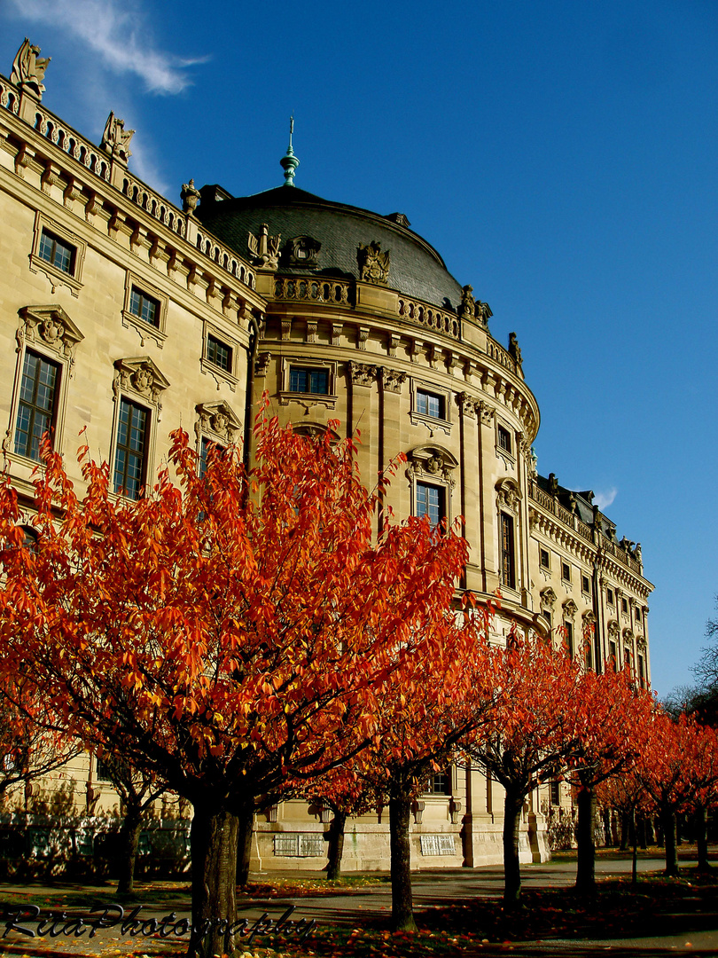 Herbst in Residenz Platz,Wuerzburg