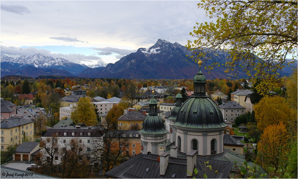 Herbst in Salzburg.