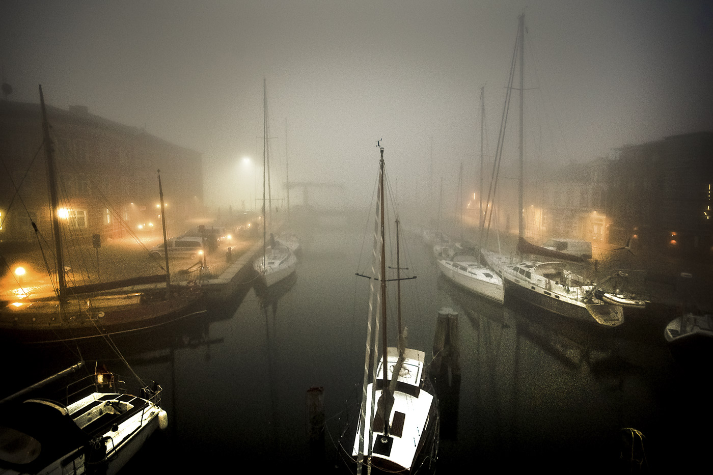 Herbst in Stralsund - Hafen, Innenstadt, Hl. Geistkirche