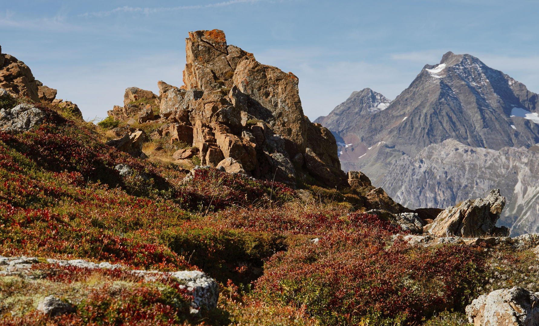 Herbst ist es geworden in den Bergen