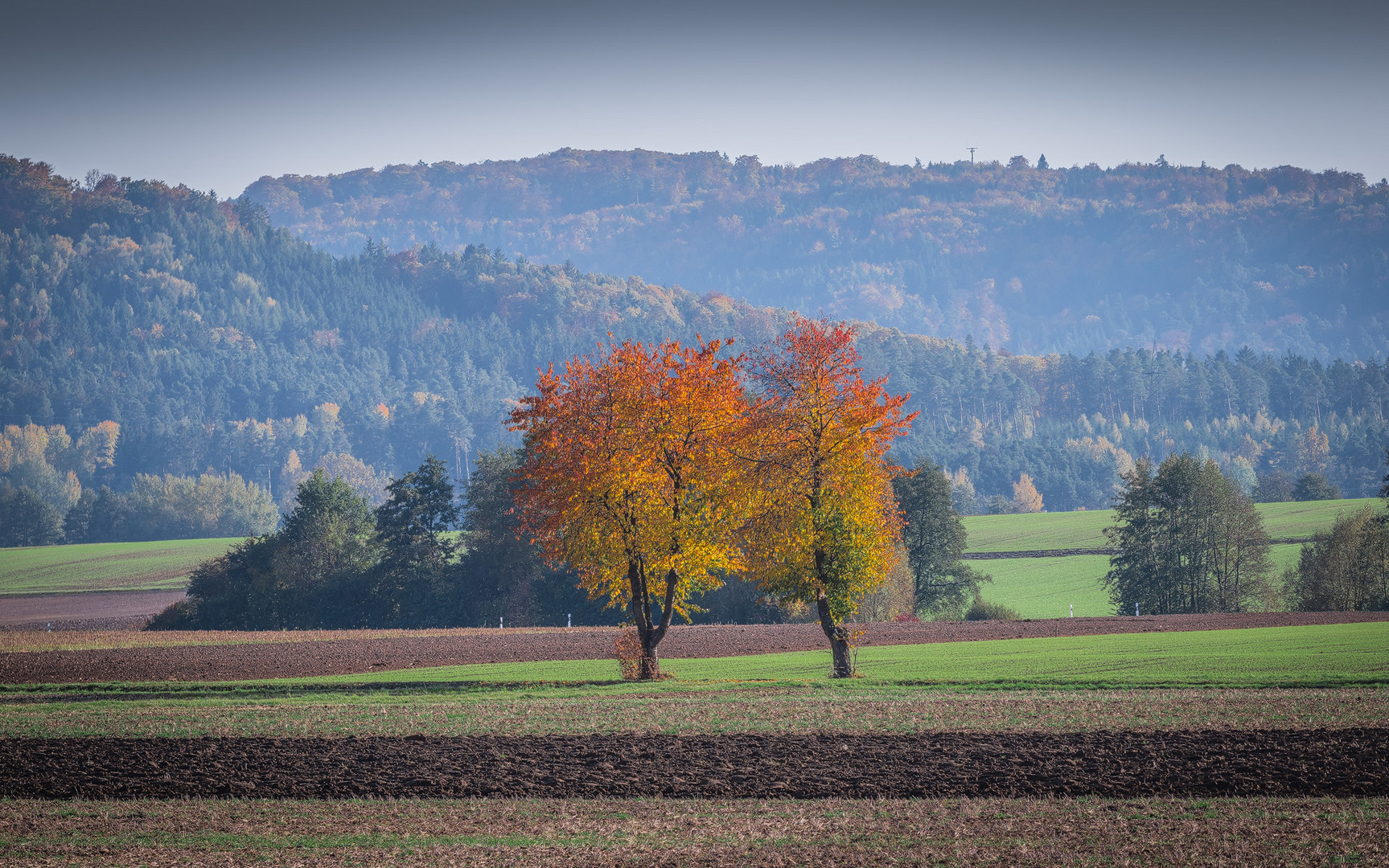 Herbst Landschaft Foto Bild Jahreszeiten Herbst Baume Bilder Auf Fotocommunity