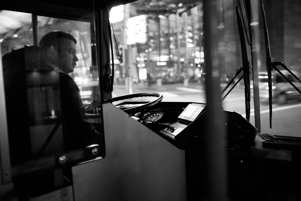 Herbst-Melancholie eines Busfahrers