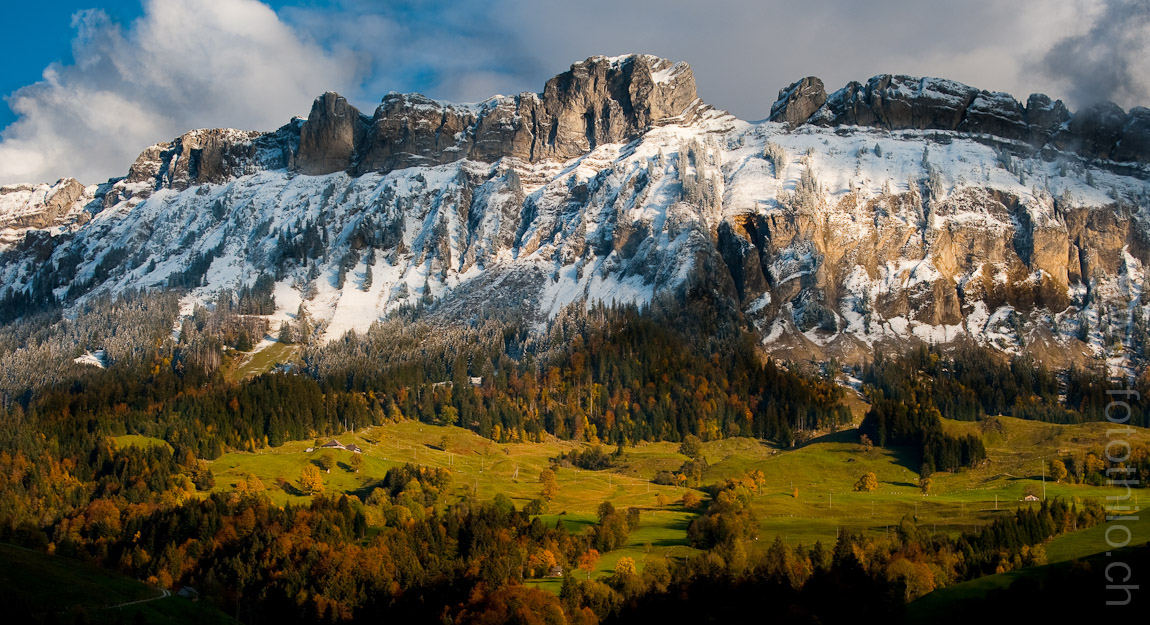 Herbst mit Schnee