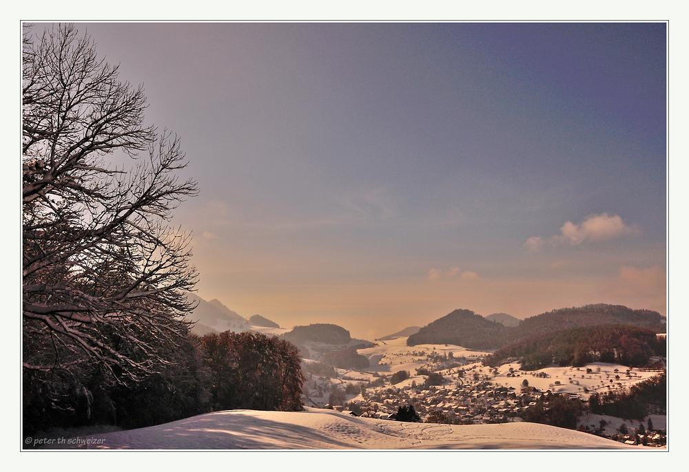 Herbst mit Winterspuren...