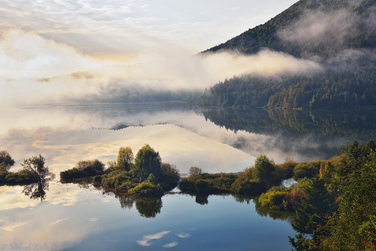 Herbst-Morgen am Cerknica-See