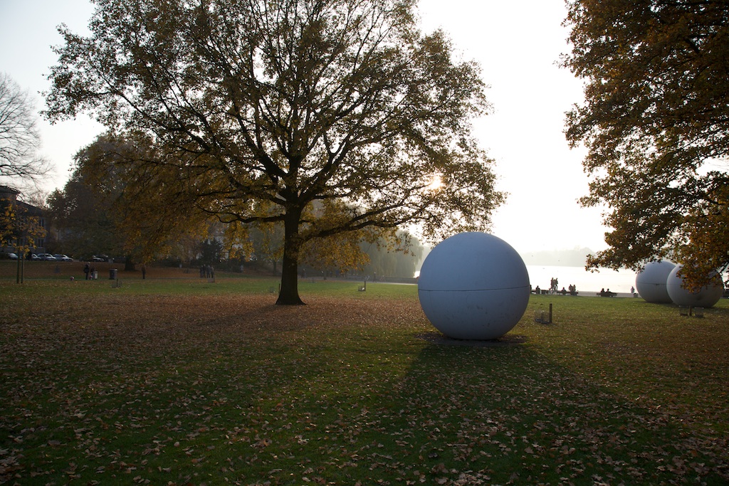 Herbst - Münster , am Aasee