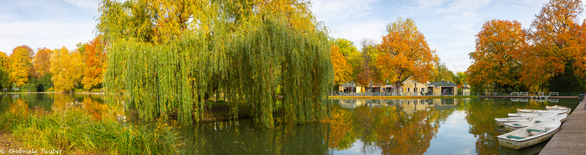 Herbst Panorama im Park