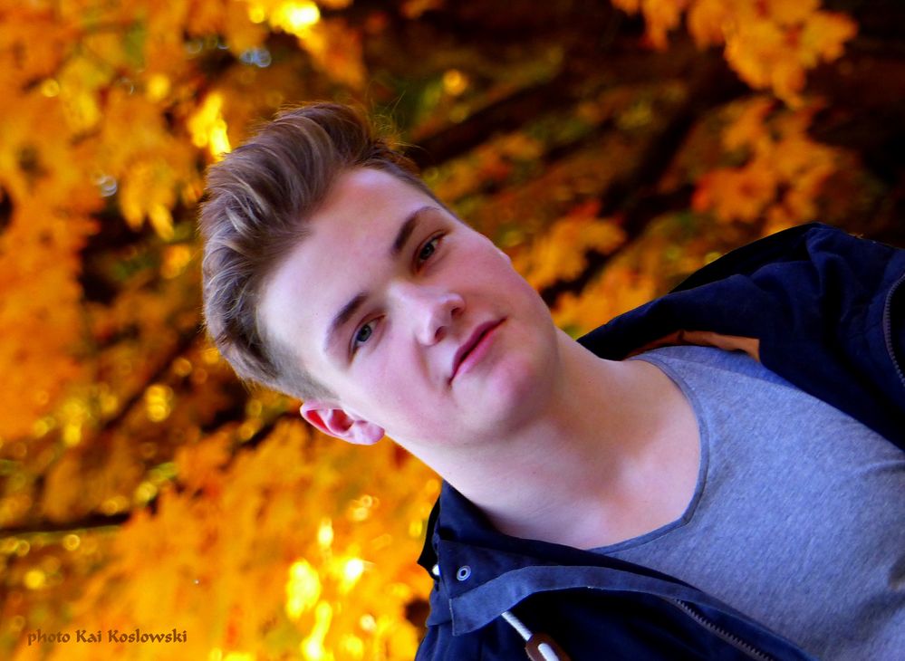 Herbst-Portrait Lars