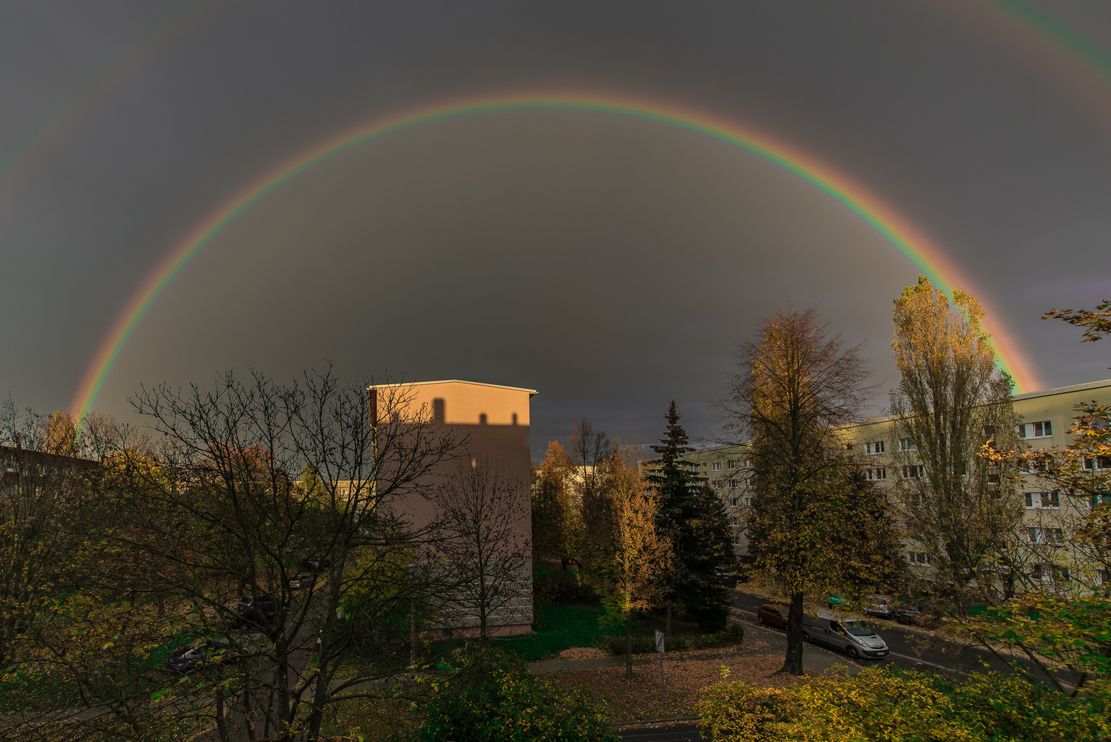 Herbst:  Regenbogen