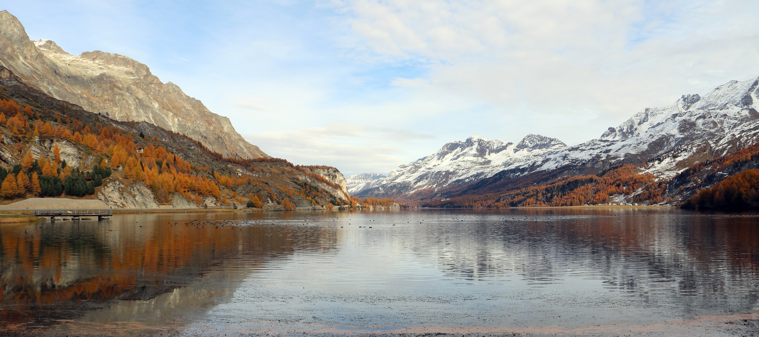 Herbst Schnee