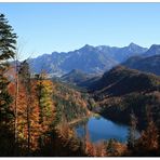 Herbst-See-Alpen