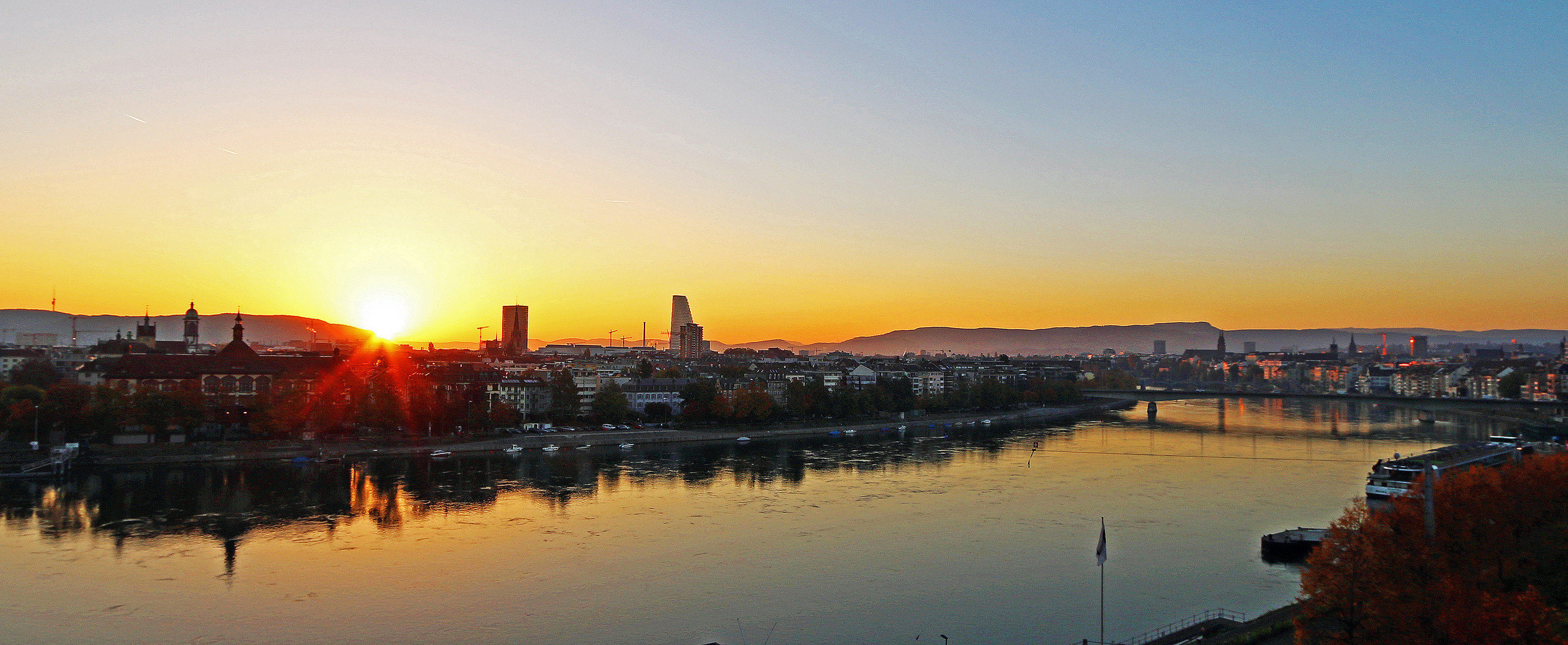 Herbst Sonnenaufgang