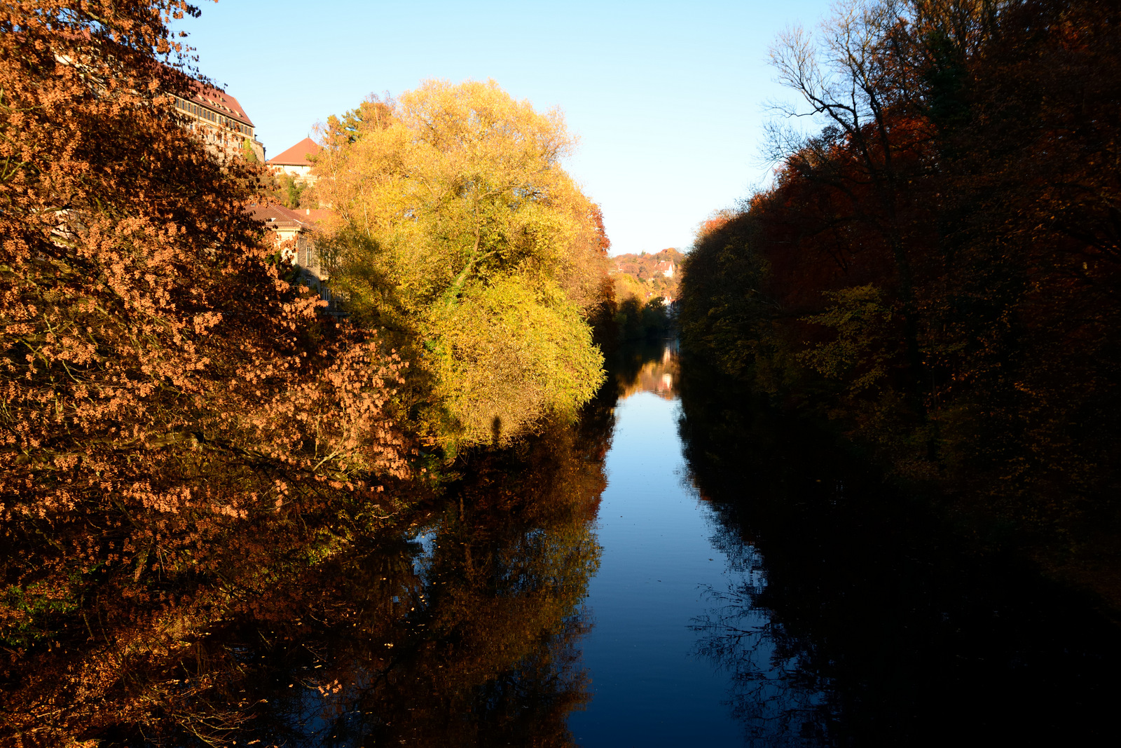 Herbst Spiegelung.