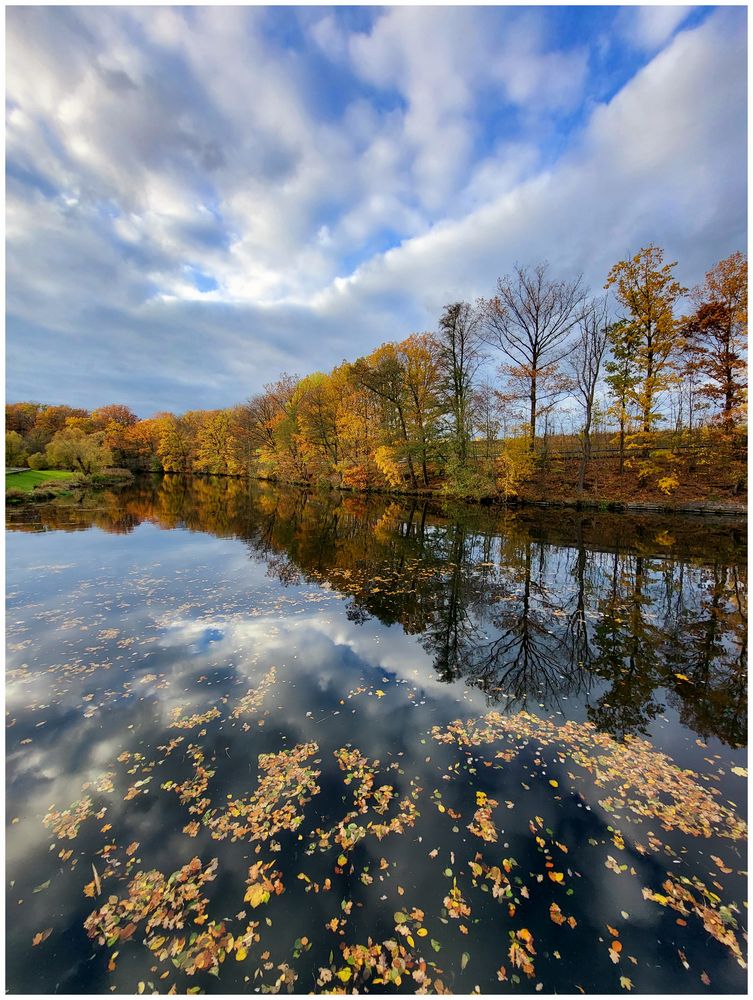 Herbst-Spiegelung am Wehr...