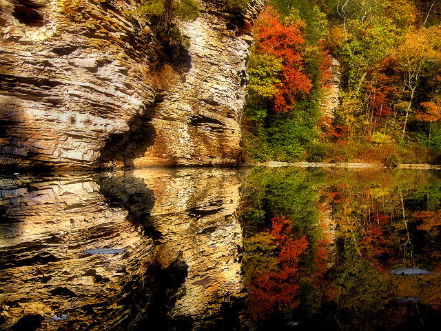 Herbst Spiegelung