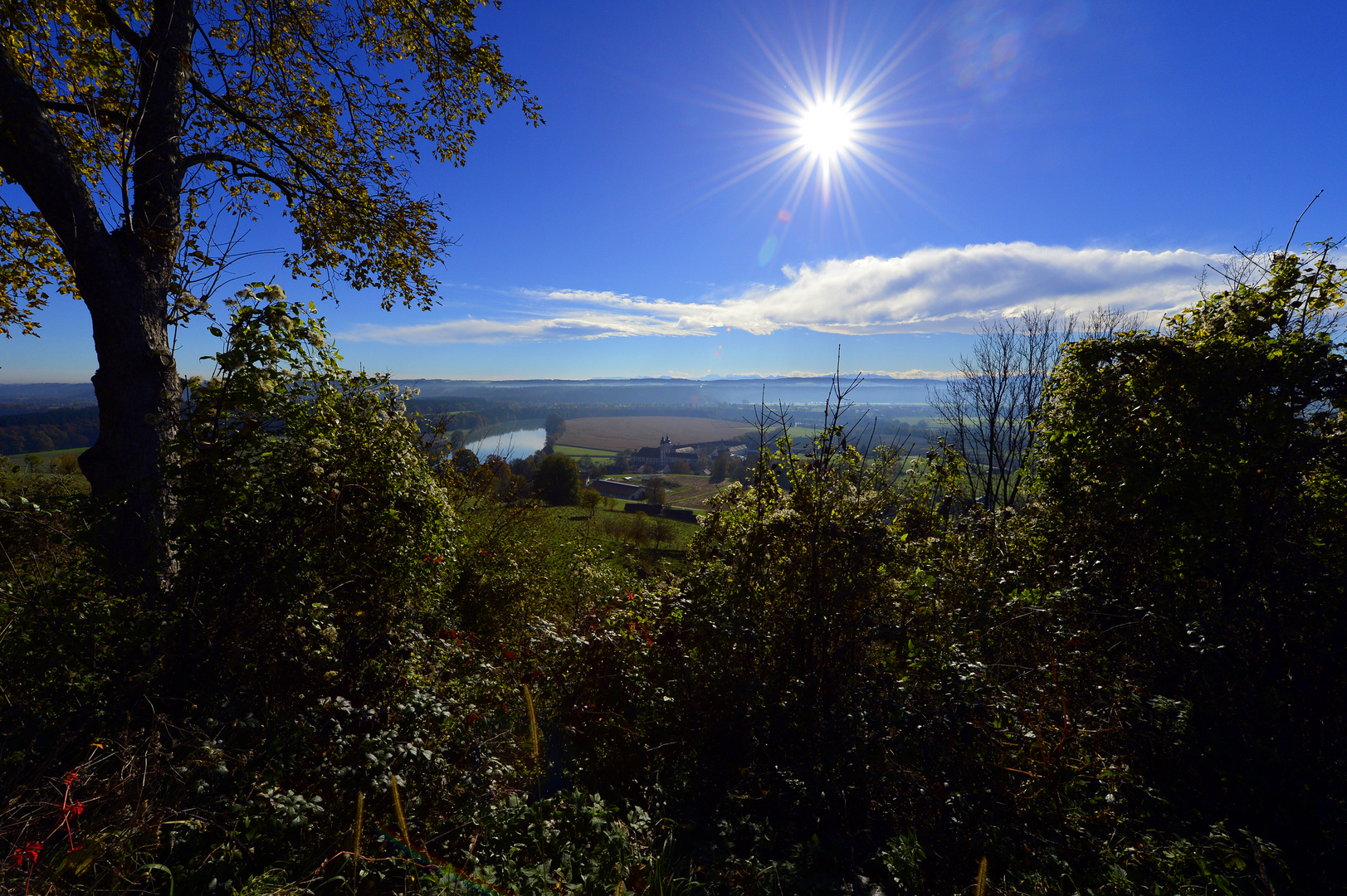 Herbst über Au am Inn