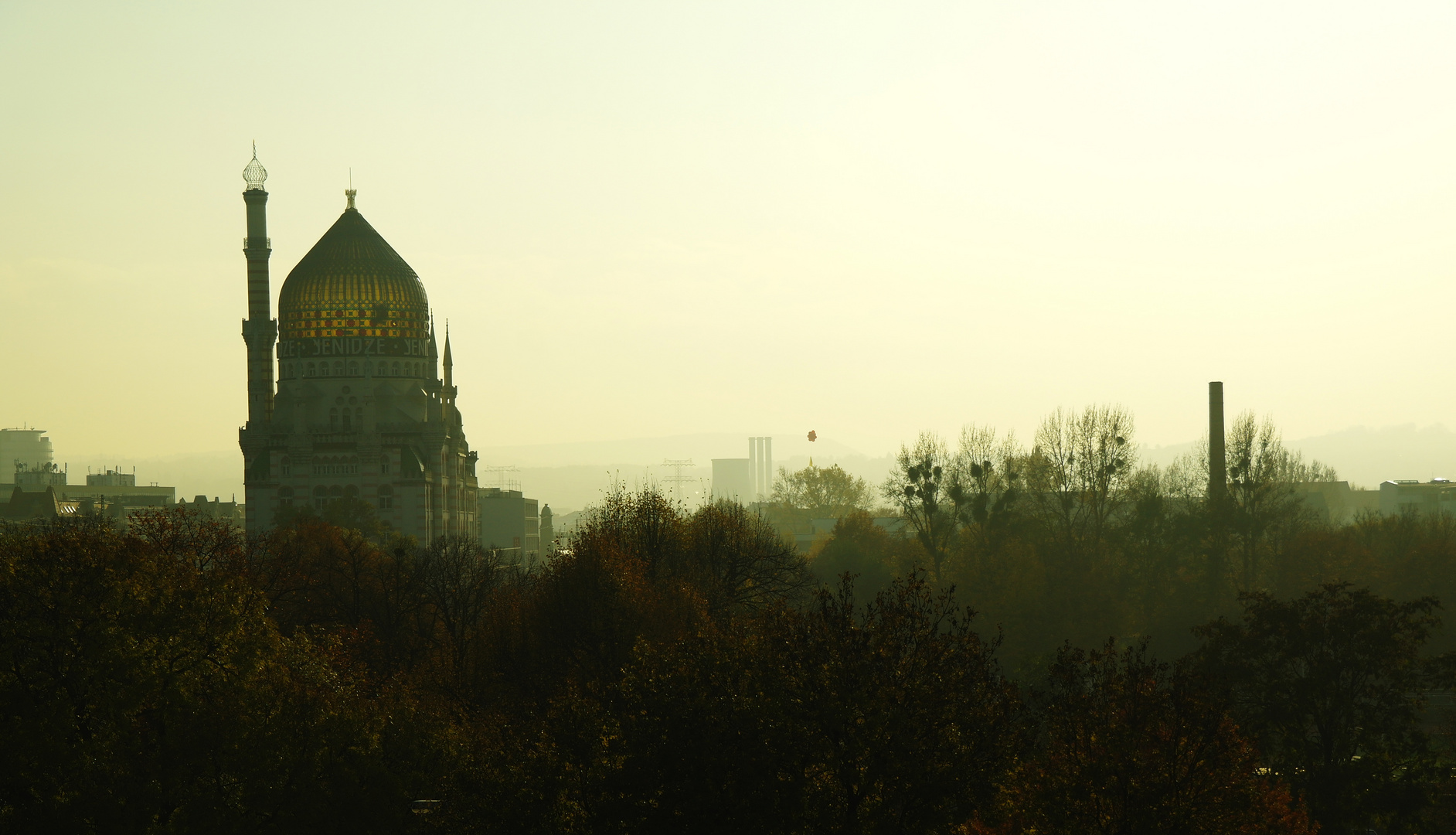 Herbst über Dresden