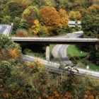 Herbst um die Duisburger Autobahn