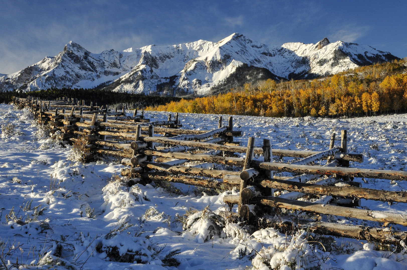 Herbst und Winter zugleich