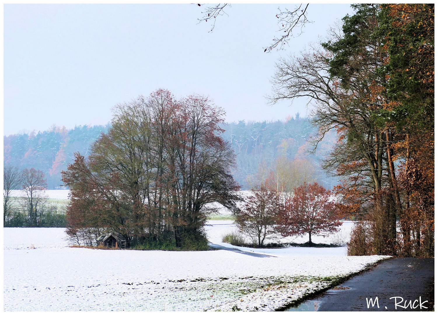 Herbst und Winter zugleich ,