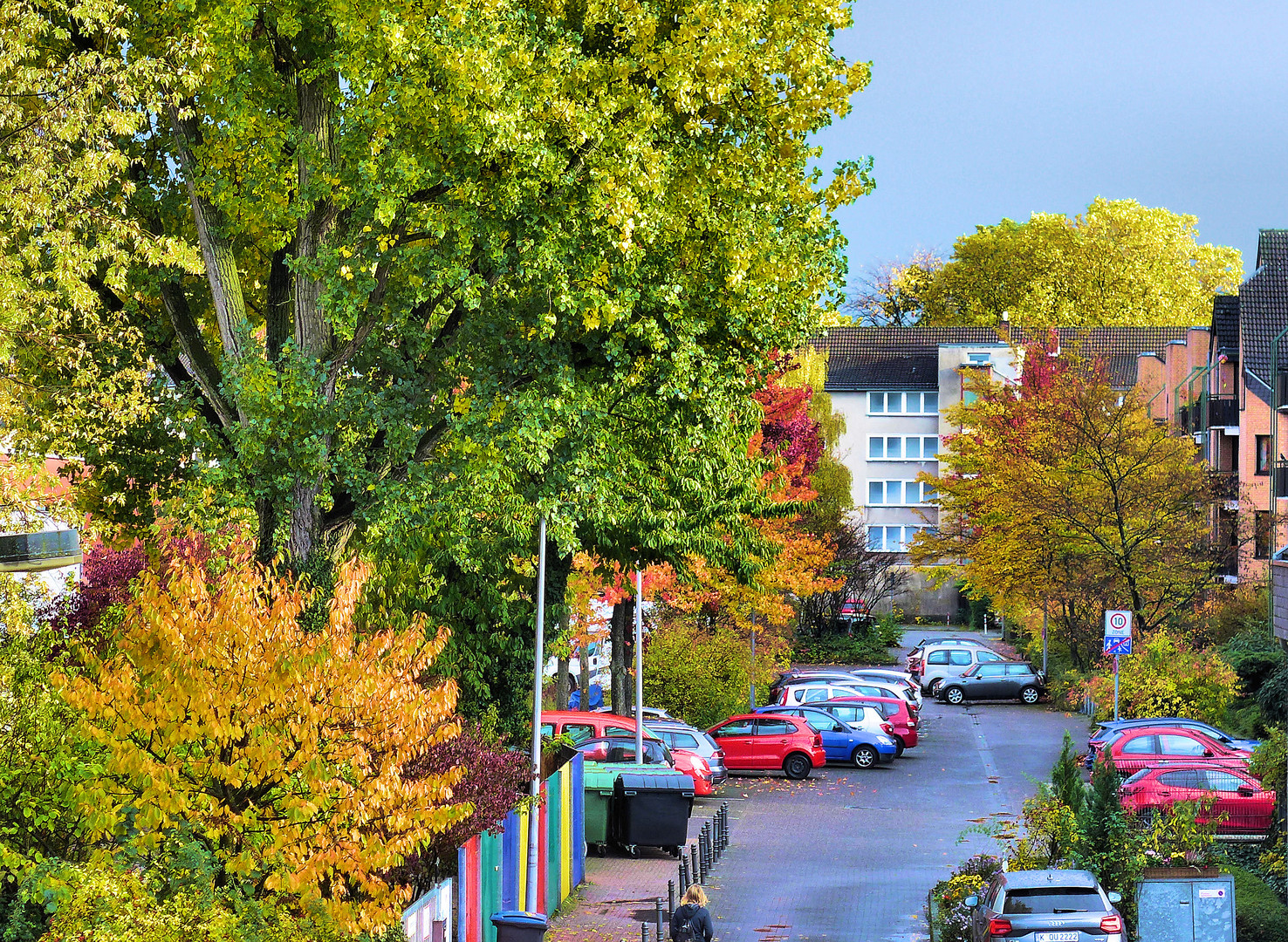 Herbst vor meiner Wohnung