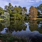 Herbst, Wolkenspiel, Spiegelung,