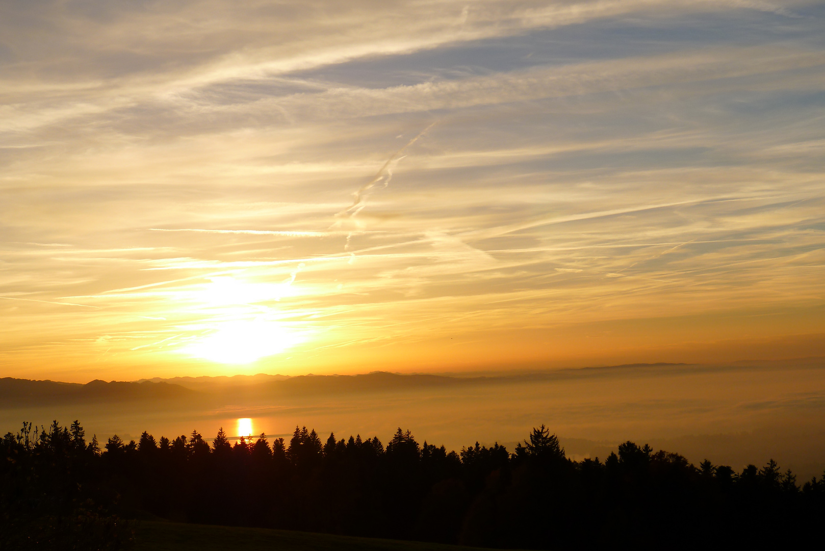 Herbstabend am Bodensee