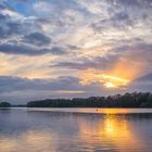 Herbstabend am Lehnitzsee Oranienburg; Oberhavel