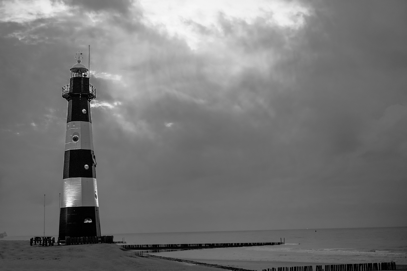 Herbstabend am Leuchtturm