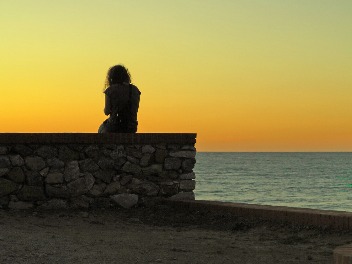 Herbstabend am Meer / una sera d'autunno al mare