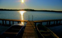 Herbstabend am Schaalsee